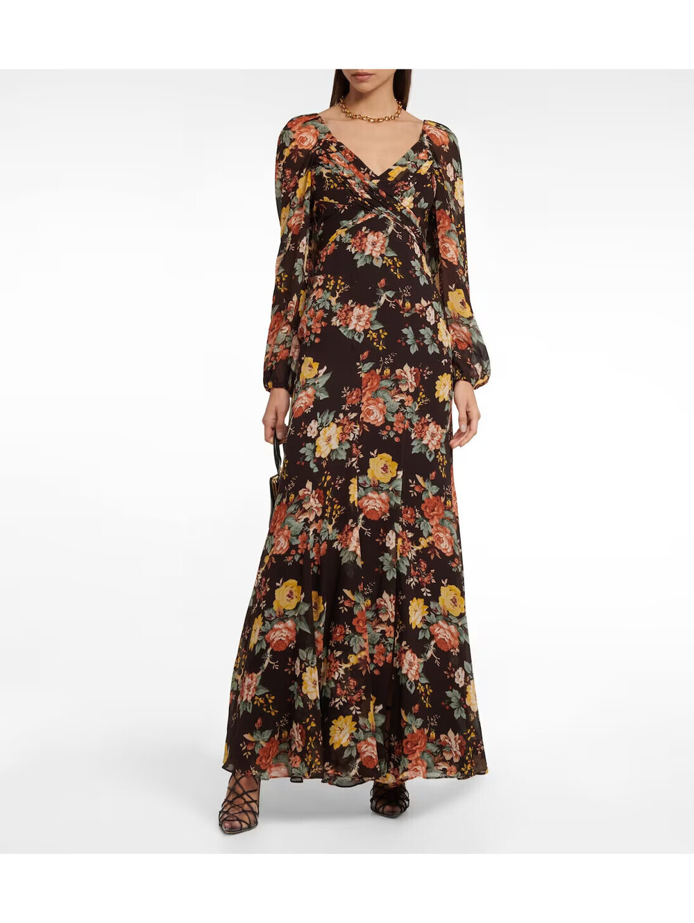 NEW, Veronica Beard Isra Multi-Print Silk Maxi Dress in multi- size 8 #MD2467
